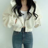 ボリュームスリーブクロップド丈ボアブルゾン 秋 冬 | SHEENA | 詳細画像13