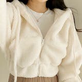 ボリュームスリーブクロップド丈ボアブルゾン 秋 冬 | SHEENA | 詳細画像19