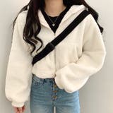 ボリュームスリーブクロップド丈ボアブルゾン 秋 冬 | SHEENA | 詳細画像20