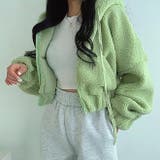 ボリュームスリーブクロップド丈ボアブルゾン 秋 冬 | SHEENA | 詳細画像24