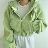 ボリュームスリーブクロップド丈ボアブルゾン 秋 冬 | SHEENA | 詳細画像25