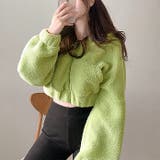 ボリュームスリーブクロップド丈ボアブルゾン 秋 冬 | SHEENA | 詳細画像28