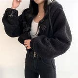 ボリュームスリーブクロップド丈ボアブルゾン 秋 冬 | SHEENA | 詳細画像3