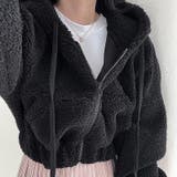 ボリュームスリーブクロップド丈ボアブルゾン 秋 冬 | SHEENA | 詳細画像8