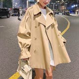 ベージュ | キャンディスリーブミドル丈トレンチコート 春 秋 | SHEENA