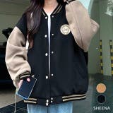 ワンポイントロゴスウェットスタジャン 秋 冬 | SHEENA | 詳細画像1