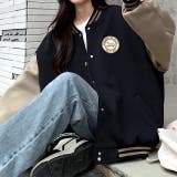 ワンポイントロゴスウェットスタジャン 秋 冬 | SHEENA | 詳細画像5