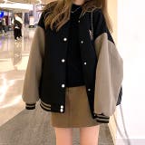 ワンポイントロゴスウェットスタジャン 秋 冬 | SHEENA | 詳細画像9