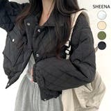 キルティングショート丈中綿ブルゾン 秋 冬 | SHEENA | 詳細画像1