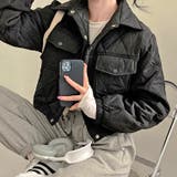キルティングショート丈中綿ブルゾン 秋 冬 | SHEENA | 詳細画像12