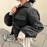 キルティングショート丈中綿ブルゾン 秋 冬 | SHEENA | 詳細画像13