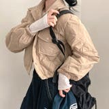 キルティングショート丈中綿ブルゾン 秋 冬 | SHEENA | 詳細画像25