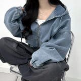 ダブルジップデニムパーカーブルゾン | SHEENA | 詳細画像24
