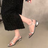 Tストラップポインテッドトゥサンダル 春 夏 | SHEENA  | 詳細画像11 