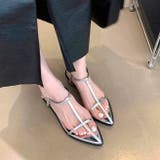 Tストラップポインテッドトゥサンダル 春 夏 | SHEENA  | 詳細画像14 