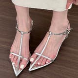 Tストラップポインテッドトゥサンダル 春 夏 | SHEENA  | 詳細画像2 