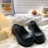 フェイクレザー厚底サボ クロッグシューズ 秋 | SHEENA | 詳細画像28