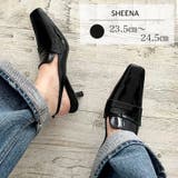 スクエアトゥローファーパンプス | SHEENA  | 詳細画像1 