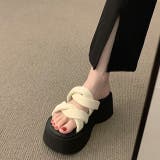 ダブルクロス厚底サンダル | SHEENA | 詳細画像17