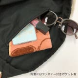 綿麻×合皮肩掛けバッグ バッグ キャンバス | SHEENA  | 詳細画像15 