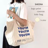 YOUTHロゴキャンバストートバッグ 春夏 韓国 | SHEENA  | 詳細画像1 