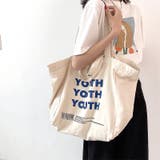 YOUTHロゴキャンバストートバッグ 春夏 韓国 | SHEENA  | 詳細画像2 