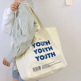 YOUTHロゴキャンバストートバッグ 春夏 韓国 | SHEENA  | 詳細画像3 