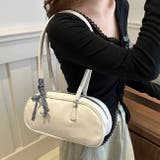 チェックリボン付きロングハンドルスクエアボストンバッグ 春 夏 | SHEENA | 詳細画像37