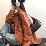 ヴィンテージライクダブルジップショルダーバッグ/ハンドバッグ | SHEENA | 詳細画像16