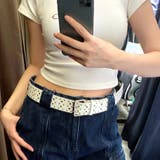 スタッズ付きスターデザインベルト 春 夏 | SHEENA | 詳細画像33