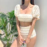 2WAYショルダーカットレースビキニスイムウェア 水着 夏 | SHEENA  | 詳細画像3 