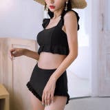 バックレースアップリボンフリルビキニスイムウェア 水着 夏 | SHEENA  | 詳細画像10 