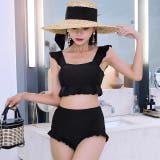 バックレースアップリボンフリルビキニスイムウェア 水着 夏 | SHEENA  | 詳細画像11 