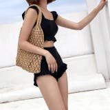 バックレースアップリボンフリルビキニスイムウェア 水着 夏 | SHEENA  | 詳細画像6 