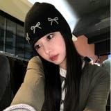 ビーズリボンニットビーニー 秋 冬 | SHEENA  | 詳細画像13 