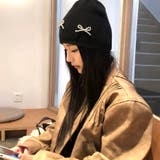 ビーズリボンニットビーニー 秋 冬 | SHEENA  | 詳細画像16 