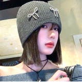 ビーズリボンニットビーニー 秋 冬 | SHEENA  | 詳細画像26 