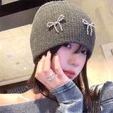 ビーズリボンニットビーニー 秋 冬 | SHEENA  | 詳細画像27 
