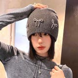 ビーズリボンニットビーニー 秋 冬 | SHEENA  | 詳細画像30 