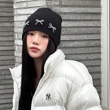 ビーズリボンニットビーニー 秋 冬 | SHEENA  | 詳細画像9 