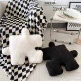 もこもこパズルピースクッション | SHEENA  | 詳細画像1 