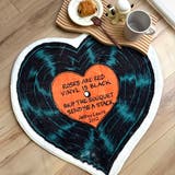ブラック1 | レコードデザインラグマット/フロアマット | SHEENA