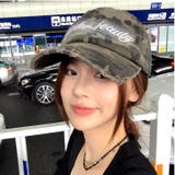 迷彩柄刺しゅうロゴダメージキャップ | SHEENA | 詳細画像12