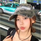 迷彩柄刺しゅうロゴダメージキャップ | SHEENA | 詳細画像13