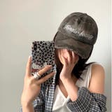 迷彩柄刺しゅうロゴダメージキャップ | SHEENA | 詳細画像18