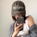 迷彩柄刺しゅうロゴダメージキャップ | SHEENA | 詳細画像19