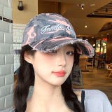 迷彩柄刺しゅうロゴダメージキャップ | SHEENA | 詳細画像24