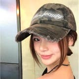迷彩柄刺しゅうロゴダメージキャップ | SHEENA | 詳細画像8
