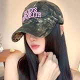 ピンク | リアルツリーカモ刺繍ロゴキャップ | SHEENA 