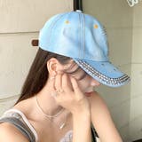 キラキラストーンデニムキャップ | SHEENA | 詳細画像12